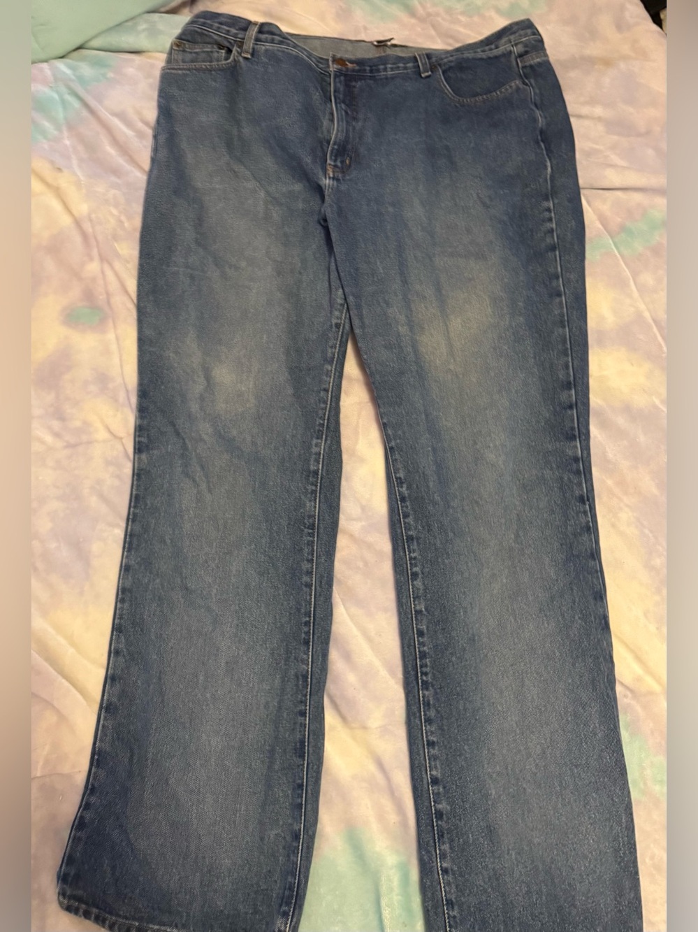 Venezia Medium Blue Flared Women's Jeans 22 Tall